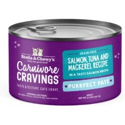 Stella & Chewy's Purrfect Pate Salmon, Tuna & Mackerel Flavored Pate Wet Cat Food