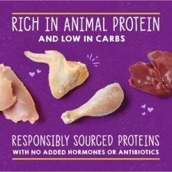 Stella & Chewy's Savory Shreds Chicken & Chicken Liver Flavored Shredded Wet Cat Food -Wellness Sales 576486 PT3. AC SS1800 V1657660469