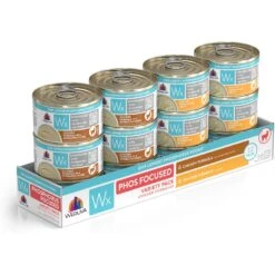 Weruva Wx Phos Focused Chicken Variety Pack Grain-Free Wet Cat Food, 3-oz Can, Case Of 12
