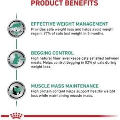 Royal Canin Veterinary Diet Adult Satiety Support Weight Management Dry Cat Food -Wellness Sales 58752 PT5. AC SS1800 V1677783890