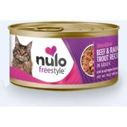 Nulo Freestyle Minced Turkey & Duck In Gravy Grain-Free Canned Cat & Kitten Food & Nulo Freestyle Shredded Beef & Rainbow Trout In Gravy Grain-Free Canned Cat & Kitten Food -Wellness Sales 607926 PT5. AC SS1800 V1660915888