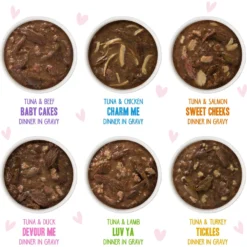 Weruva Cats In The Kitchen Cuties Variety Pack Grain-Free Canned Cat Food & BFF Rainbow A Gogo Variety Pack Wet Cat Food Pouches, 3-oz, Case Of 12 -Wellness Sales 611630 PT8. AC SS1800 V1661530102