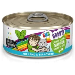 BFF OMG Selfie Cam! Chicken & Lamb Dinner In Gravy Grain-Free Canned Cat Food & BFF OMG QT Patootie! Chicken & Turkey Dinner In Gravy Grain-Free Canned Cat Food -Wellness Sales 611766 PT2. AC SS1800 V1661548252