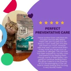 I And Love And You Naked Essentials Hairball Support Salmon + Whitefish Dry Cat Food, 3.4-lb Bag -Wellness Sales 613894 PT3. AC SS1800 V1688158013