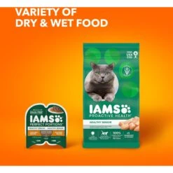 Iams ProActive Health Healthy Senior Dry Cat Food -Wellness Sales 61410 PT8. AC SS1800 V1609979842