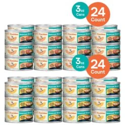 CANIDAE Balanced Bowl Chicken & Pumpkin Recipe In Gravy Wet Cat Food, 3-oz Can, Case Of 24 & CANIDAE Balanced Bowl Tuna & Carrots Recipe In Gravy Wet Cat Food, 3-oz Can, Case Of 24