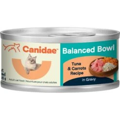 CANIDAE Balanced Bowl Chicken & Pumpkin Recipe In Gravy Wet Cat Food, 3-oz Can, Case Of 24 & CANIDAE Balanced Bowl Tuna & Carrots Recipe In Gravy Wet Cat Food, 3-oz Can, Case Of 24 -Wellness Sales 632654 PT6. AC SS1800 V1663602796