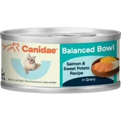 CANIDAE Balanced Bowl Salmon & Sweet Potato Recipe In Gravy Wet Cat Food, 3-oz Can, Case Of 24 & CANIDAE Adore Grain-Free Salmon & Whitefish In Broth Canned Cat Food 11 CANIDAE Balanced Bowl Salmon & Sweet Potato Recipe In Gravy Wet Cat Food, 3-oz Can, Case Of 24 & CANIDAE Adore Grain-Free Salmon & Whitefish In Broth Canned Cat Food -Wellness Sales 632662 PT2. AC SS1800 V1663602786