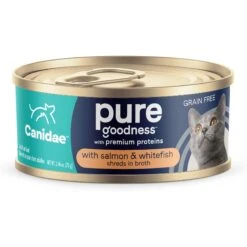 CANIDAE Balanced Bowl Salmon & Sweet Potato Recipe In Gravy Wet Cat Food, 3-oz Can, Case Of 24 & CANIDAE Adore Grain-Free Salmon & Whitefish In Broth Canned Cat Food 15 CANIDAE Balanced Bowl Salmon & Sweet Potato Recipe In Gravy Wet Cat Food, 3-oz Can, Case Of 24 & CANIDAE Adore Grain-Free Salmon & Whitefish In Broth Canned Cat Food -Wellness Sales 632662 PT6. AC SS1800 V1663607948