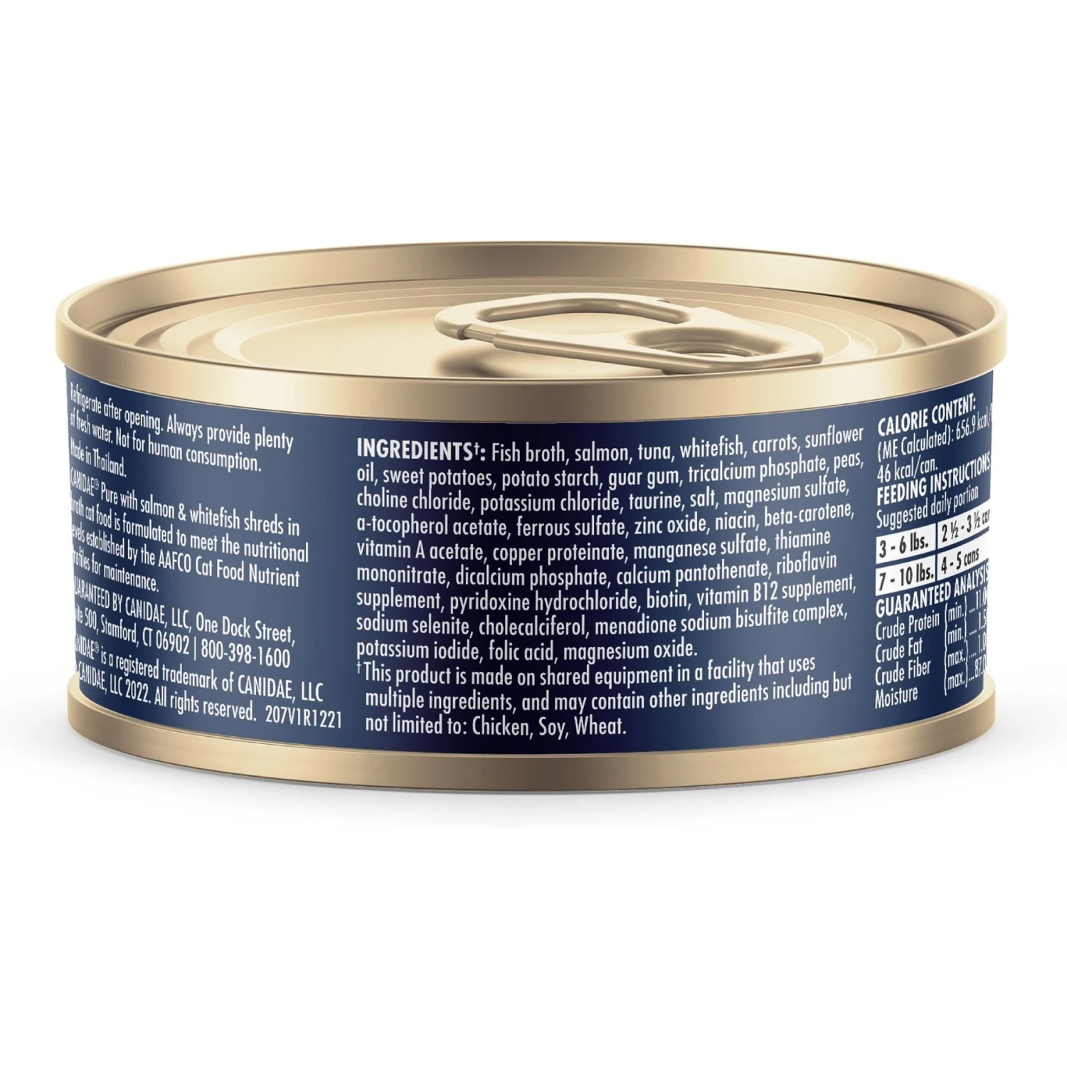 CANIDAE Balanced Bowl Salmon & Sweet Potato Recipe In Gravy Wet Cat Food, 3-oz Can, Case Of 24 & CANIDAE Adore Grain-Free Salmon & Whitefish In Broth Canned Cat Food 8 CANIDAE Balanced Bowl Salmon & Sweet Potato Recipe In Gravy Wet Cat Food, 3-oz Can, Case Of 24 & CANIDAE Adore Grain-Free Salmon & Whitefish In Broth Canned Cat Food - Image 8