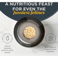 Reveal Natural Grain-Free Chicken Breast & Cheese In Broth Flavored Wet Cat Food, 2.47-oz Can, Case Of 24 -Wellness Sales 637782 PT3. AC SS1800 V1663106073