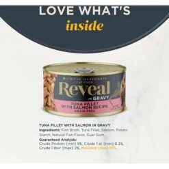 Reveal Natural Grain-Free Tuna With Salmon In Gravy Flavored Wet Cat Food -Wellness Sales 637974 PT2. AC SS1800 V1663106429