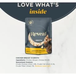 Reveal Natural Grain-Free Chicken Breast In Broth Flavored Wet Cat Food 9 Reveal Natural Grain-Free Chicken Breast In Broth Flavored Wet Cat Food -Wellness Sales 638070 PT2. AC SS1800 V1663106401