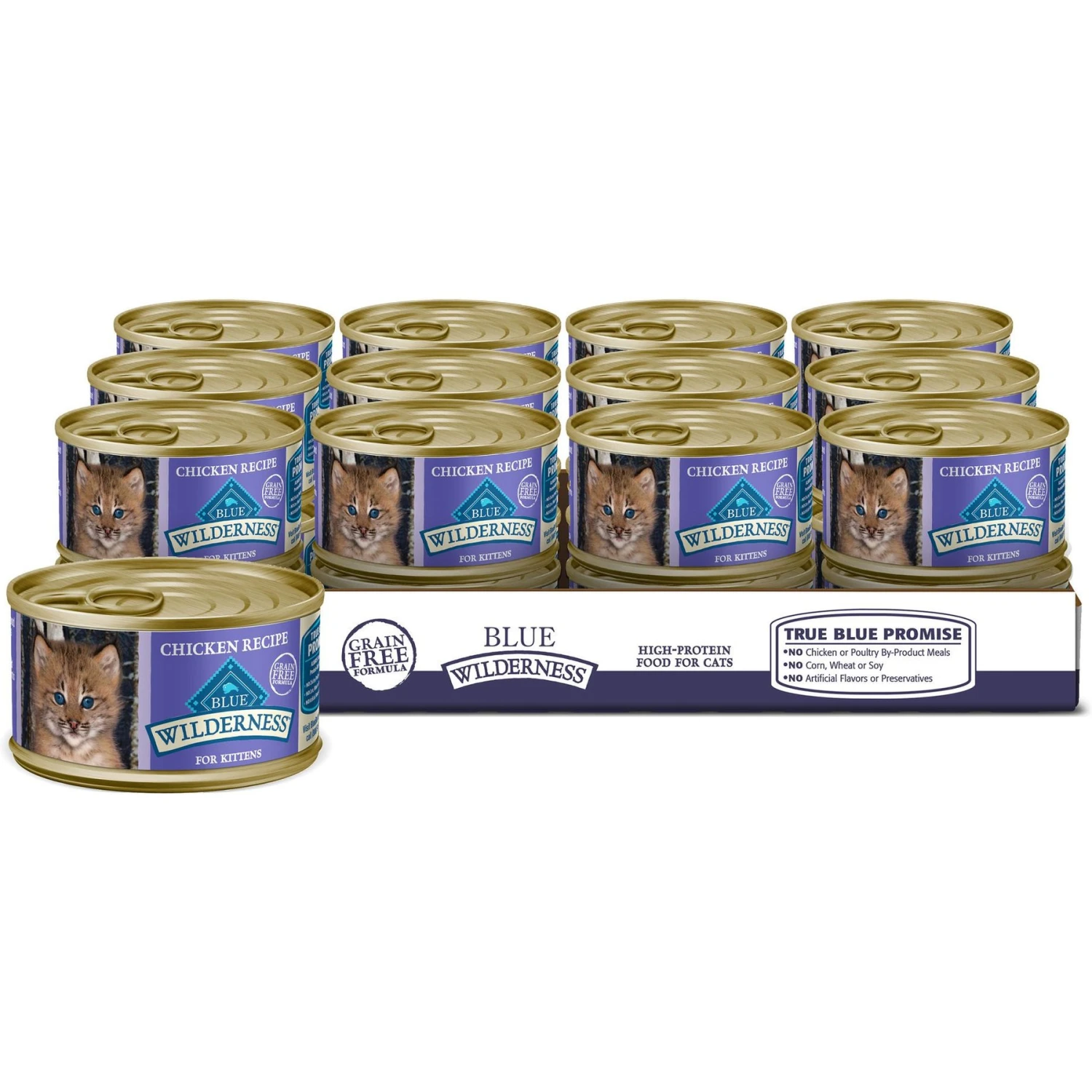 Blue Buffalo Wilderness High Protein Natural Grain-Free Chicken Kitten Dry Cat Food + 2 Items 5 Blue Buffalo Wilderness High Protein Natural Grain-Free Chicken Kitten Dry Cat Food + 2 Items - Image 5