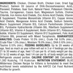 Blue Buffalo Wilderness High Protein Natural Grain-Free Chicken Kitten Dry Cat Food + 2 Items 13 Blue Buffalo Wilderness High Protein Natural Grain-Free Chicken Kitten Dry Cat Food + 2 Items -Wellness Sales 646838 PT5. AC SS1800 V1664554200