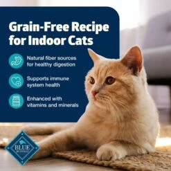 Blue Buffalo Freedom Indoor Adult Fish Recipe Grain-Free Dry Cat Food 10 Blue Buffalo Freedom Indoor Adult Fish Recipe Grain-Free Dry Cat Food -Wellness Sales 64711 PT3. AC SS1800 V1649132790