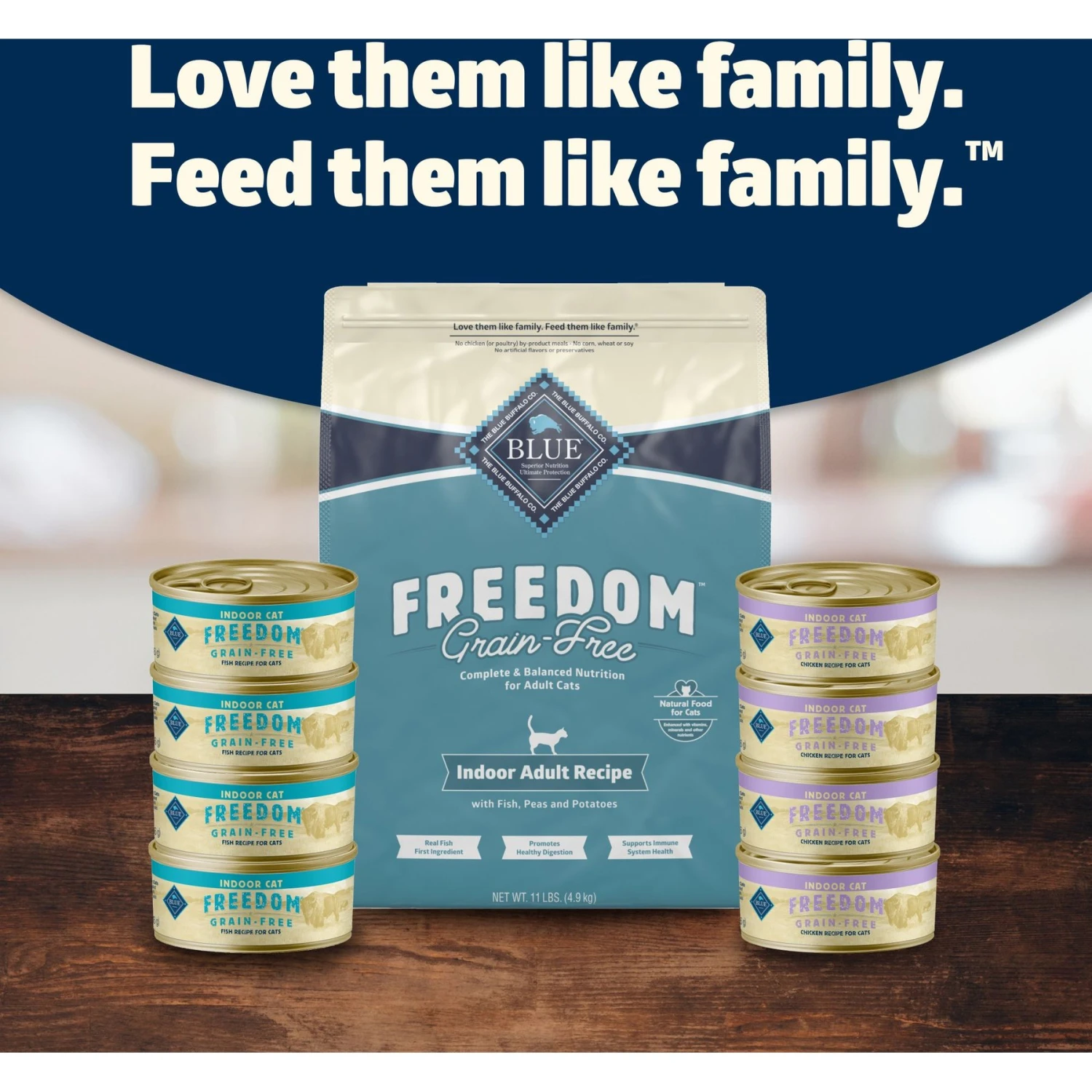 Blue Buffalo Freedom Indoor Adult Fish Recipe Grain-Free Dry Cat Food 8 Blue Buffalo Freedom Indoor Adult Fish Recipe Grain-Free Dry Cat Food - Image 8