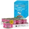 Tiny Tiger Chunks In Gravy Beef Recipe Grain-Free Canned Cat Food & Tiny Tiger, Lickables, Variety Pack, Bisque Cat Treat & Topper