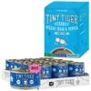 Tiny Tiger Pate Whitefish & Tuna Recipe Grain-Free Canned Cat Food & Tiny Tiger, Lickables, Variety Pack, Bisque Cat Treat & Topper