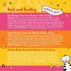 Tiny Tiger Chunks In EXTRA Gravy Beef & Poultry Recipes Variety Pack Grain-Free Canned Cat Food & Tiny Tiger Lickables, Senior Formula, Tuna & Chicken Recipe, Bisque Cat Treat & Topper -Wellness Sales 652958 PT3. AC SS1800 V1664898709