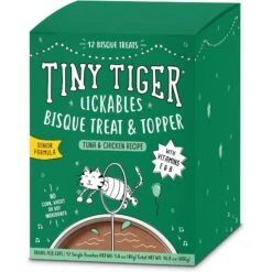 Tiny Tiger Pate Beef & Poultry Recipes Variety Pack Grain-Free Canned Cat Food & Tiny Tiger Lickables, Senior Formula, Tuna & Chicken Recipe, Bisque Cat Treat & Topper 14 Tiny Tiger Pate Beef & Poultry Recipes Variety Pack Grain-Free Canned Cat Food & Tiny Tiger Lickables, Senior Formula, Tuna & Chicken Recipe, Bisque Cat Treat & Topper -Wellness Sales 653046 PT5. AC SS1800 V1664899735