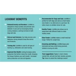 LickiMat Variety Pack Slow Feeder Cat Lick Mat, Green & Turquoise, 2 Count -Wellness Sales 654654 PT8. AC SS1800 V1668456884