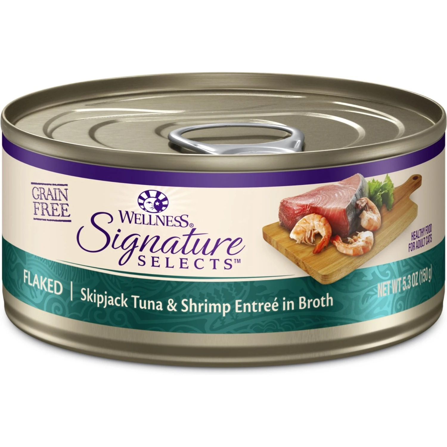 Wellness CORE Signature Selects Flaked Skipjack Tuna & Shrimp Entree In Broth Grain-Free Natural Canned Cat Food & Wellness CORE Signature Selects Flaked Skipjack Tuna & Wild Salmon Entree In Broth Grain-Free Canned Cat Food 2 Wellness CORE Signature Selects Flaked Skipjack Tuna & Shrimp Entree In Broth Grain-Free Natural Canned Cat Food & Wellness CORE Signature Selects Flaked Skipjack Tuna & Wild Salmon Entree In Broth Grain-Free Canned Cat Food - Image 2