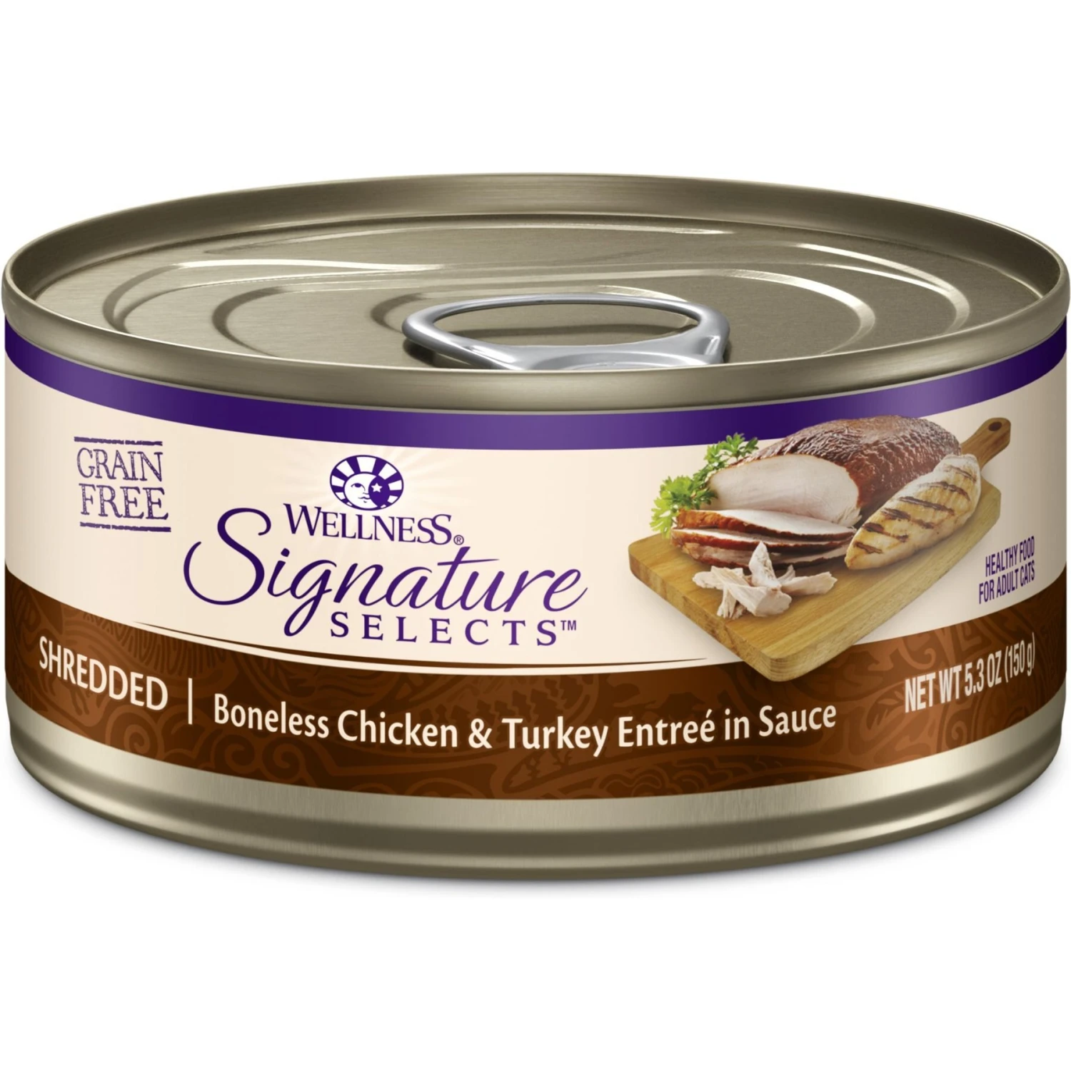 Wellness CORE Signature Selects Shredded Boneless Chicken & Turkey Entree In Sauce Grain-Free Natural Canned Cat Food & Wellness CORE Signature Selects Shredded Boneless Chicken & Beef Entree In Sauce Grain-Free Canned Cat Food 2 Wellness CORE Signature Selects Shredded Boneless Chicken & Turkey Entree In Sauce Grain-Free Natural Canned Cat Food & Wellness CORE Signature Selects Shredded Boneless Chicken & Beef Entree In Sauce Grain-Free Canned Cat Food - Image 2