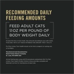 Purina Pro Plan Gravy Chicken Entree Urinary Health Tract Cat Food -Wellness Sales 67913 PT6. AC SS1800 V1634252794