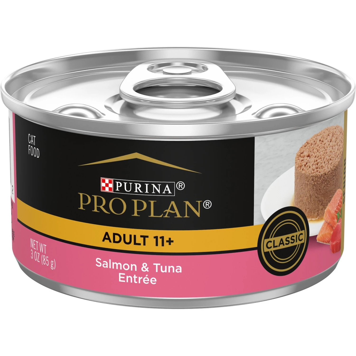 Purina Pro Plan Focus Adult 11+ Classic Salmon & Tuna Entree Canned Cat Food 1 Purina Pro Plan Focus Adult 11+ Classic Salmon & Tuna Entree Canned Cat Food