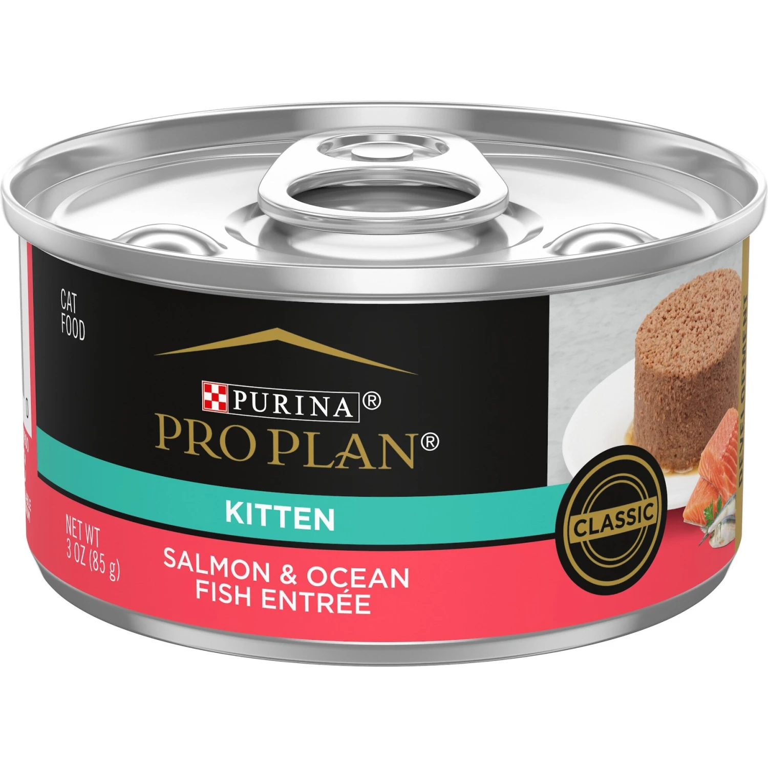 Purina Pro Plan Kitten Classic Salmon & Ocean Fish Entree Canned Cat Food 1 Purina Pro Plan Kitten Classic Salmon & Ocean Fish Entree Canned Cat Food