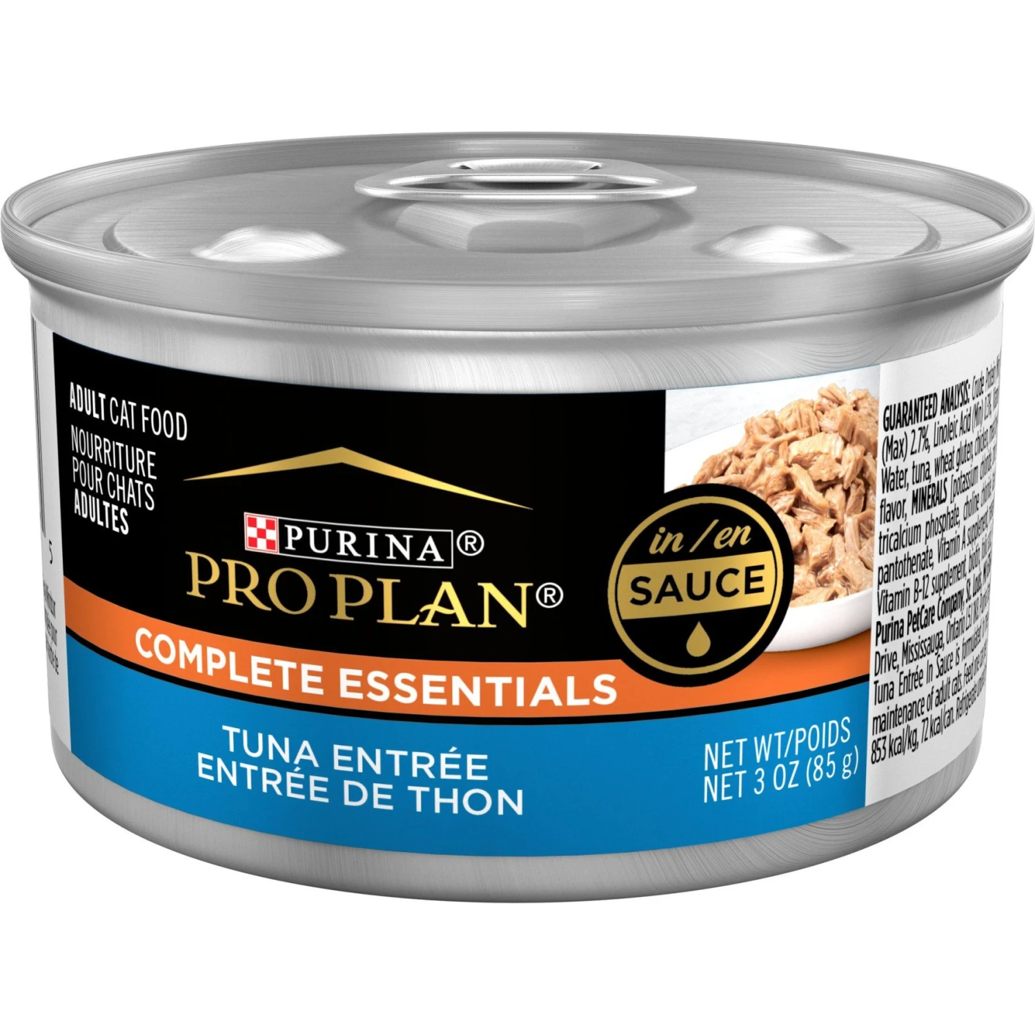 Purina Pro Plan Savor Adult Tuna Entree In Sauce Canned Cat Food 1 Purina Pro Plan Savor Adult Tuna Entree In Sauce Canned Cat Food