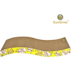 SunGrow Cardboard Cat & Rabbit Scratcher Bed, Scratch Pad For Indoor Pets -Wellness Sales 693142 PT2. AC SS1800 V1694706683