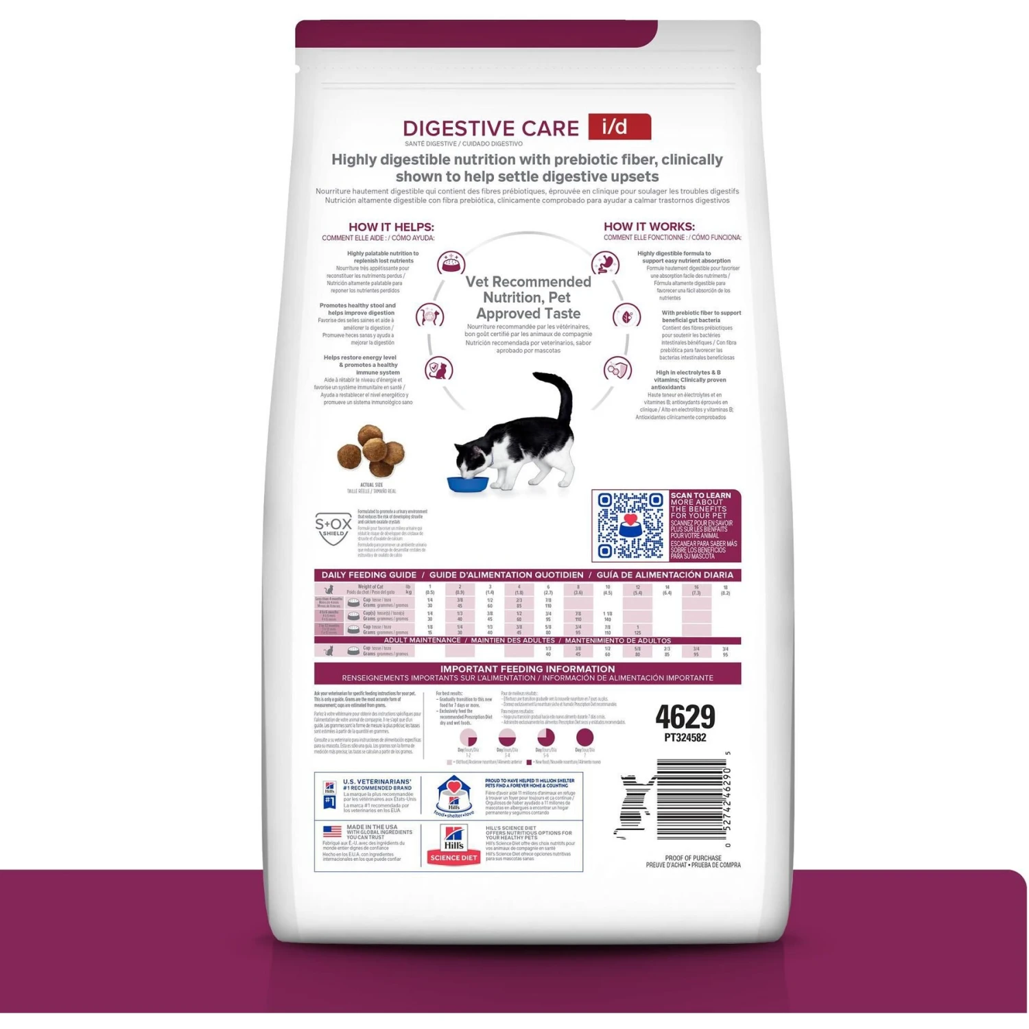 Hill's Prescription Diet I/d Digestive Care With Chicken Dry Cat Food 2 Hill's Prescription Diet I/d Digestive Care With Chicken Dry Cat Food - Image 2