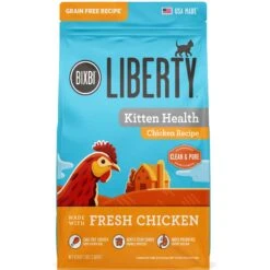 BIXBI Liberty Kitten Health Chicken Recipe Grain-Free Dry Cat Food