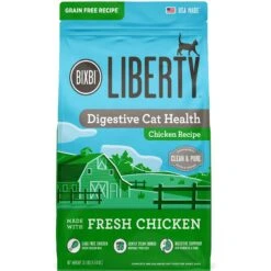 BIXBI Liberty Digestive Health Chicken Recipe Grain-Free Dry Cat Food