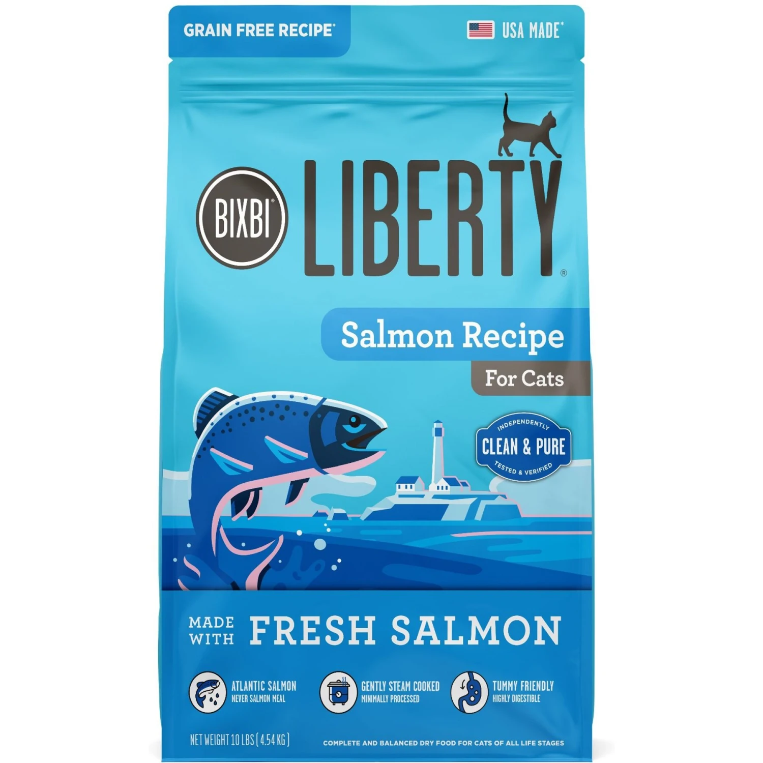 BIXBI Liberty Salmon Recipe Grain-Free Dry Cat Food 1 BIXBI Liberty Salmon Recipe Grain-Free Dry Cat Food