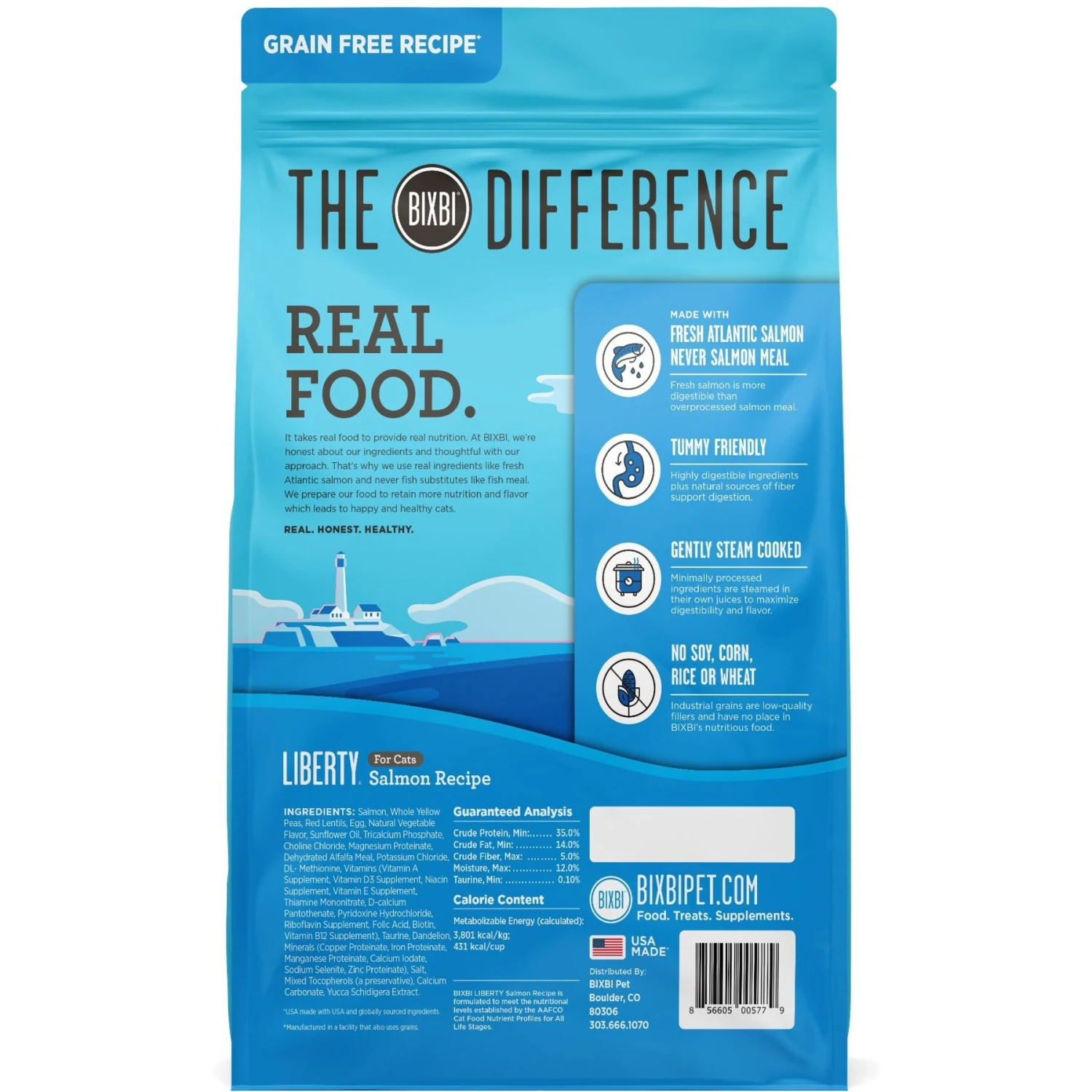 BIXBI Liberty Salmon Recipe Grain-Free Dry Cat Food 2 BIXBI Liberty Salmon Recipe Grain-Free Dry Cat Food - Image 2