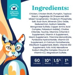 Solid Gold Nature's Harmony Chicken & Pumpkin Recipe In Gravy Grain-Free Wet Cat Food, 2.8-oz Can, 24 Count 10 Solid Gold Nature's Harmony Chicken & Pumpkin Recipe In Gravy Grain-Free Wet Cat Food, 2.8-oz Can, 24 Count -Wellness Sales 739158 PT3. AC SS1800 V1670944001