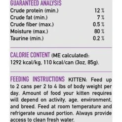 ORIJEN Kitten Recipe Chicken + Salmon Entree In Bone Broth Wet Cat Food -Wellness Sales 741350 PT7. AC SS1800 V1681756074