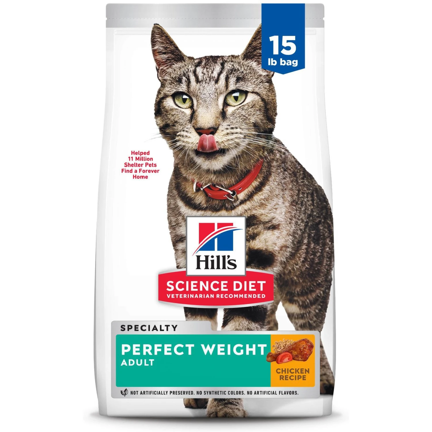 Hill's Science Diet Adult Perfect Weight Chicken Recipe Dry Cat Food 1 Hill's Science Diet Adult Perfect Weight Chicken Recipe Dry Cat Food