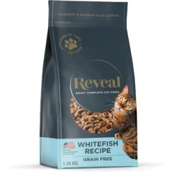 Reveal Natural Complete & Balanced Grain-Free Whitefish Recipe Dry Cat Food, 3-lb Bag