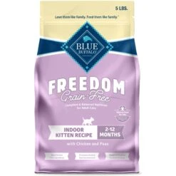Blue Buffalo Freedom Indoor Kitten Chicken Recipe Grain-Free Dry Cat Food