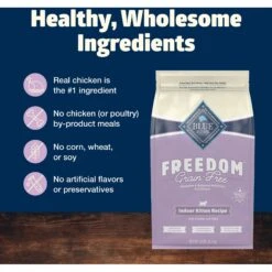 Blue Buffalo Freedom Indoor Kitten Chicken Recipe Grain-Free Dry Cat Food 12 Blue Buffalo Freedom Indoor Kitten Chicken Recipe Grain-Free Dry Cat Food -Wellness Sales 75603 PT5. AC SS1800 V1649123486