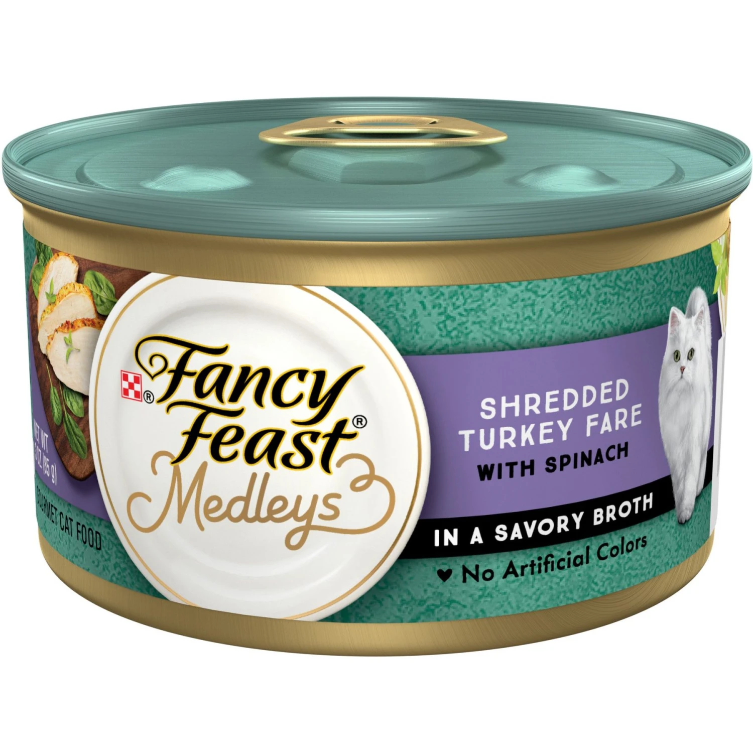 Fancy Feast Medleys Shredded Turkey Fare Canned Cat Food 1 Fancy Feast Medleys Shredded Turkey Fare Canned Cat Food