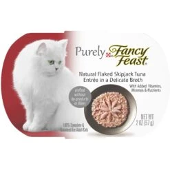 Fancy Feast Purely Flaked Skipjack Tuna Wet Cat Food