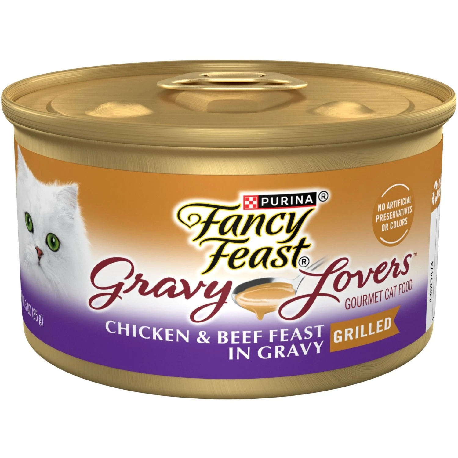Fancy Feast Gravy Lovers Chicken & Beef Feast In Grilled Chicken Flavor Gravy Canned Cat Food 1 Fancy Feast Gravy Lovers Chicken & Beef Feast In Grilled Chicken Flavor Gravy Canned Cat Food