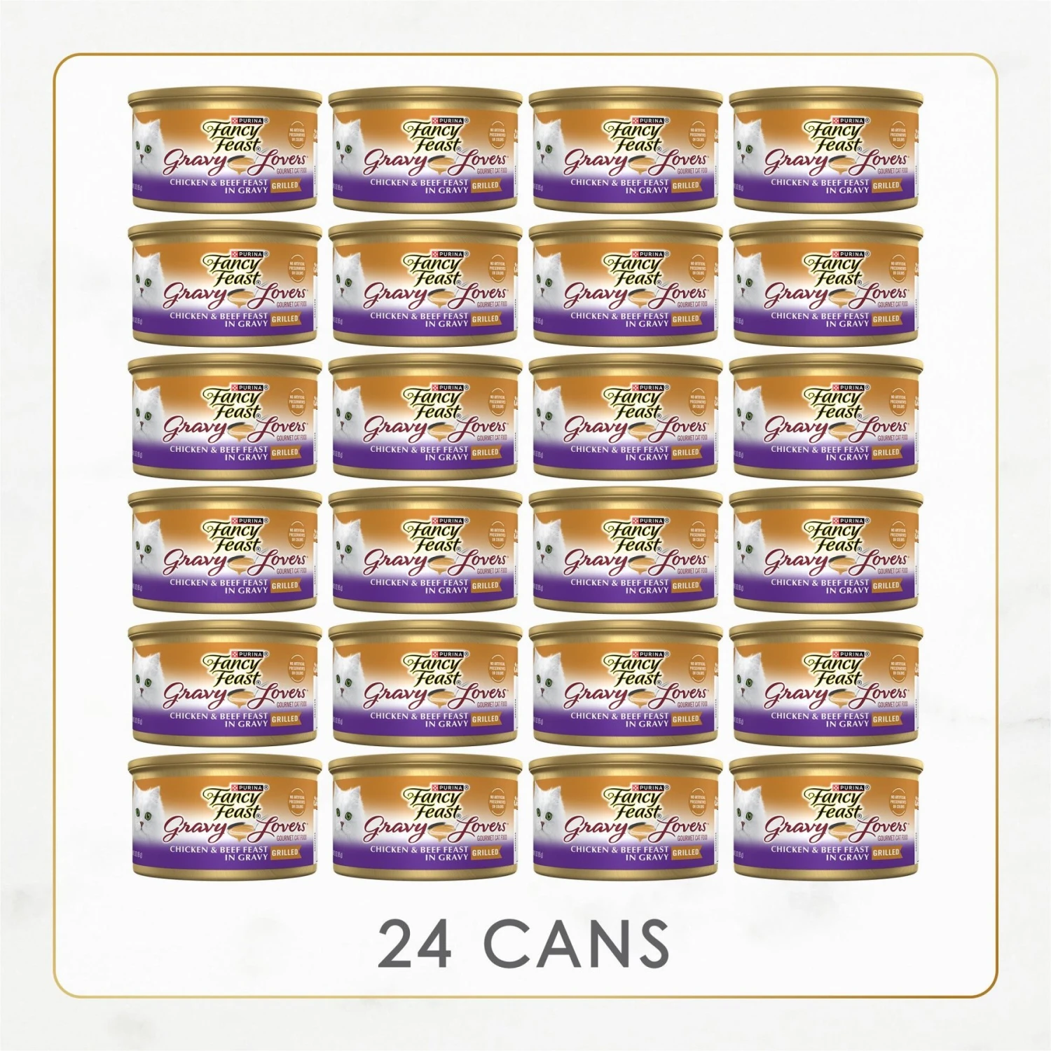 Fancy Feast Gravy Lovers Chicken & Beef Feast In Grilled Chicken Flavor Gravy Canned Cat Food 2 Fancy Feast Gravy Lovers Chicken & Beef Feast In Grilled Chicken Flavor Gravy Canned Cat Food - Image 2