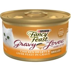 Fancy Feast Gravy Lovers Chicken Hearts & Liver Feast In Grilled Chicken Flavor Gravy Canned Cat Food