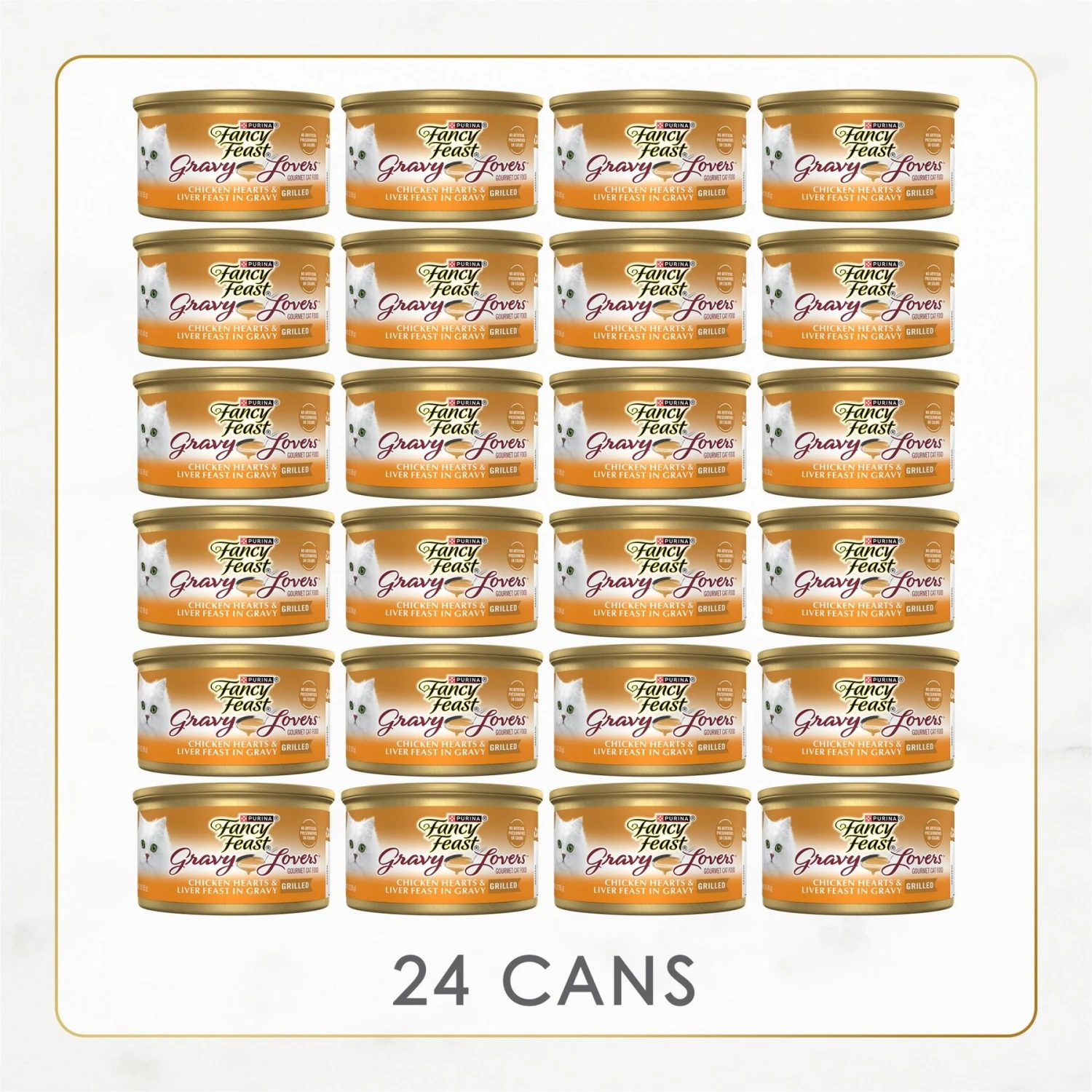 Fancy Feast Gravy Lovers Chicken Hearts & Liver Feast In Grilled Chicken Flavor Gravy Canned Cat Food 2 Fancy Feast Gravy Lovers Chicken Hearts & Liver Feast In Grilled Chicken Flavor Gravy Canned Cat Food - Image 2